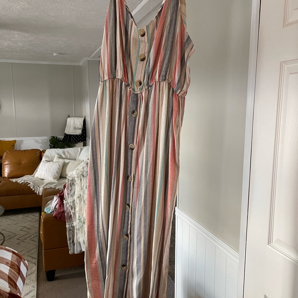 button down dress